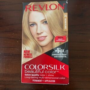 4/$15 One Revlon Colorsilk medium blonde #74